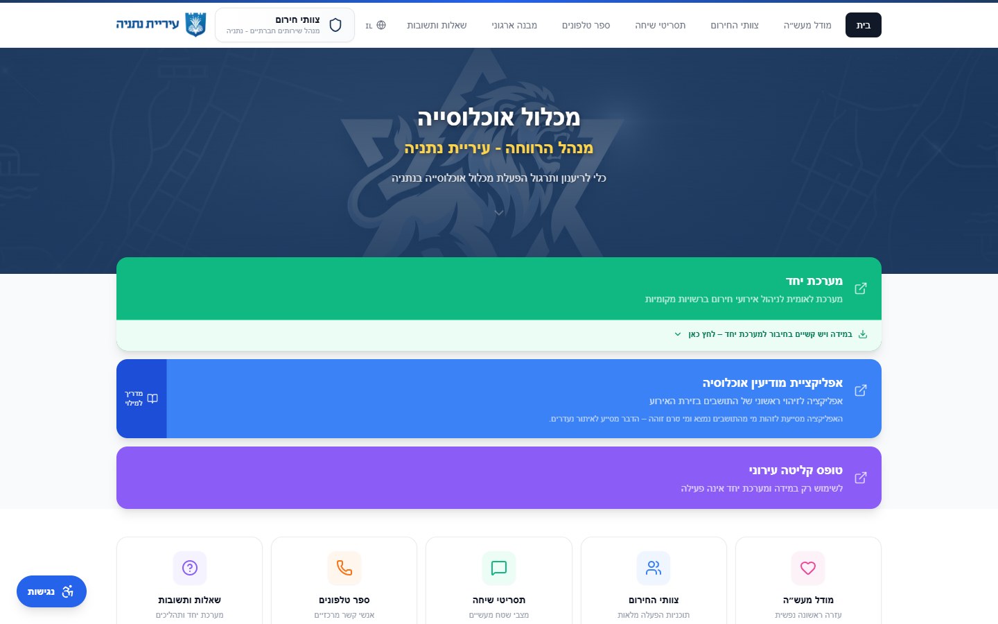 צוותי חירום נתניה